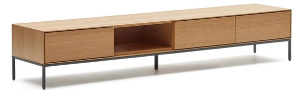 MUZZA TV stolík ranad 195 x 35 cm prírodný