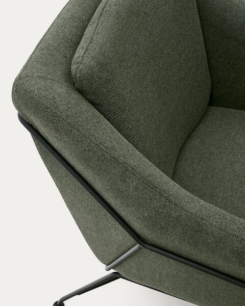 Zelené kreslo Brida – Kave Home