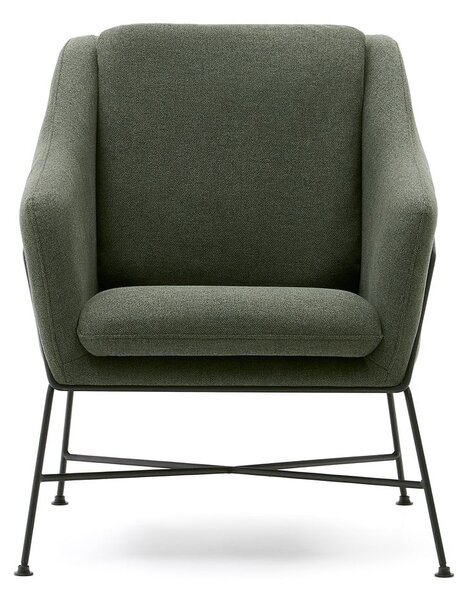 Zelené kreslo Brida – Kave Home