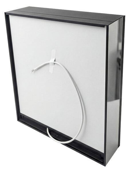 Nimco Zrkadlová skrinka s LED osvetlením po obvode 60 cm - GAC 10002VX-90, čierna