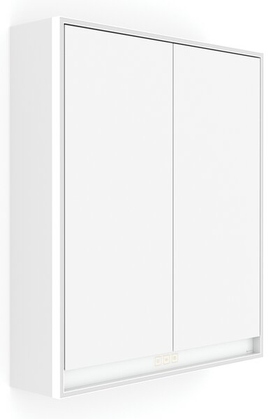 Nimco Zrkadlová skrinka s LED osvetlením po obvode 60 cm - GAB 10002VX-05, biela