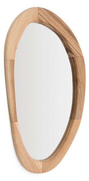 Nástenné zrkadlo s dreveným rámom 60x107 cm Selom – Kave Home