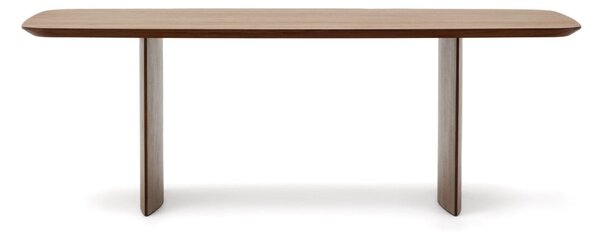 Hnedý jedálenský stôl v dekore orecha 100x240 cm Litto – Kave Home
