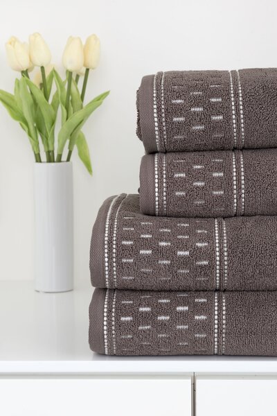 Uterák Porto taupe Hnědá 100% bavlna 50/100