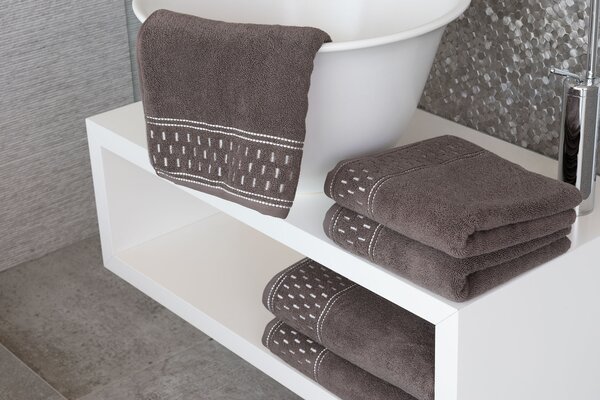 Uterák Porto taupe Hnědá 100% bavlna 50/100