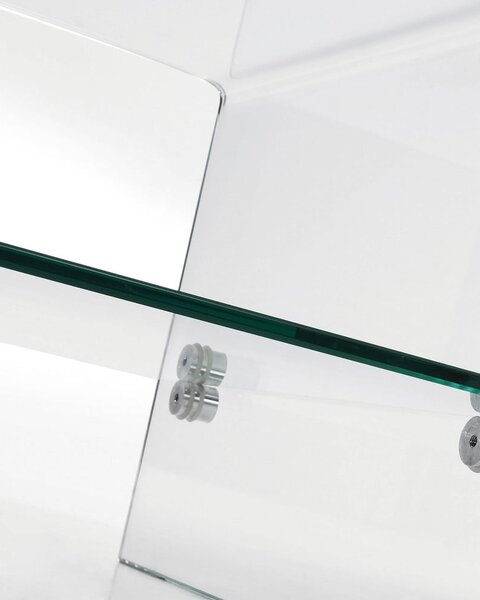 Sklenený konferenčný stolík 55x110 cm Burano – Kave Home