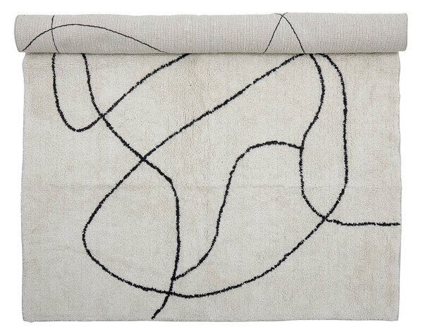 MUZZA Koberec gavi 180 x 120 cm biely