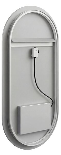 Nimco Oválne LED zrkadlo s podsvietením 400x800 s dvoma dotykovými senzormi - ZP 52002LVX