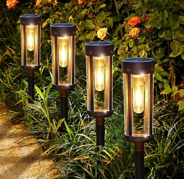 Bezdoteku LEDsolar Tungsten okrúhle na osvetlenie cesty 2 ks, bezdrôtové, iPRO, 1W, teplá farba