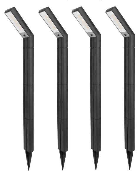 Bezdoteku LEDsolar Mesačná cesta vonkajšie svetlo do zeme 4 ks, bezdrôtové, iPRO, 1,7W, teplá farba