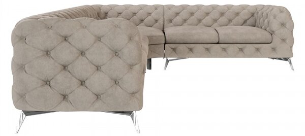ROHOVÁ SEDAČKA CHESTERFIELD LARISSA PRAVÁ - ĽAVÁ 323 X 264 cm