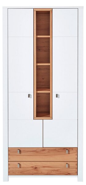 PREDSIEŇOVÁ SKRIŇA, biela, farby buka, buk, 92/202/41 cm Xora - Skrine do chodby, Online Only