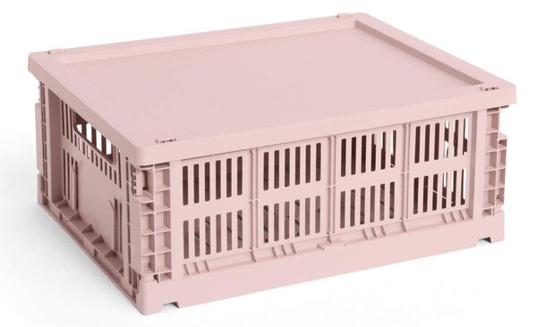 HAY Plastové veko Colour Crate Medium, blush