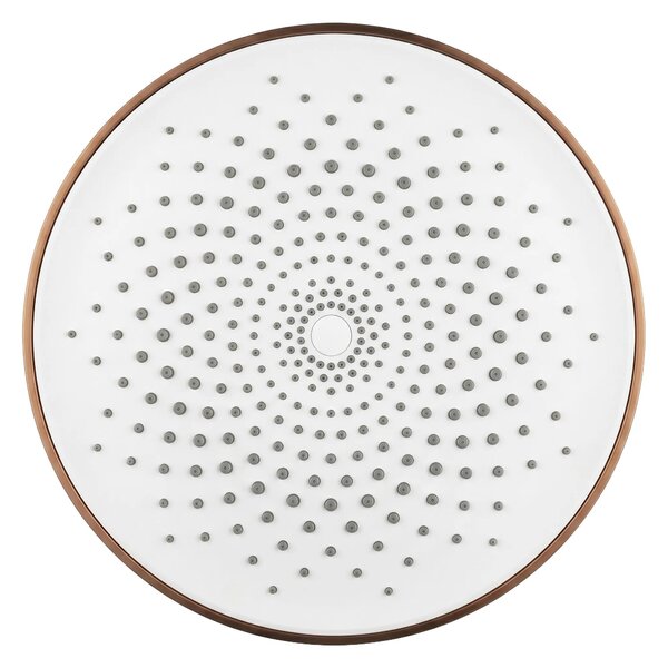 Kruhová hlavová sprcha REA JS-021BRG 22,5 cm, kartáčovaná meď