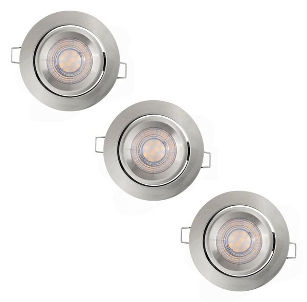 Osram - SADA 3x LED stmievateľné podhľadové svietidlo LED/4,9W/230V