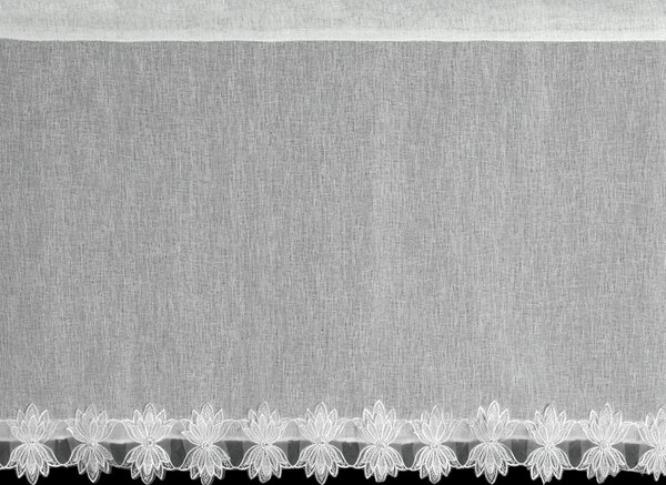 KRÁTKA ZÁCLONA NA PÁSKE SOPHIA 150X60 CM BIELA