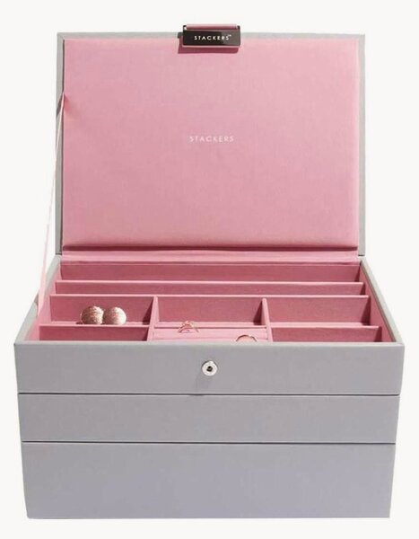 Šperkovnica Classic Dove Grey & Rose, 3 ks
