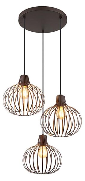 Globo 33379311 - Závesné svietidlo na lanku MATEO 3xE27/40W/230V