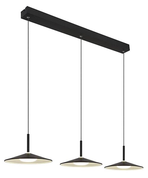 Globo 15635S-3 - LED závesné svietidlo na lanku LAMPONE LED/24W/230V 4000K čierna