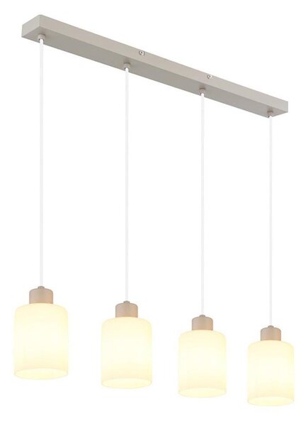 Globo 54114-4H - Závesný luster TRENT na lankách 4xE27/40W/230V