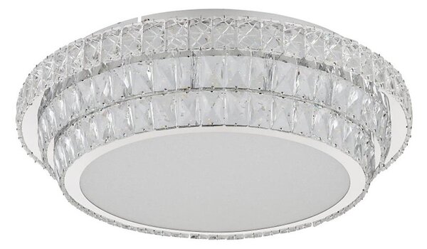 Globo 68157-58 - LED stmievateľné stropné svietidlo KLARA 58W/230V 2700-6000K pr. 60 cm biele + diaľkové ovládanie