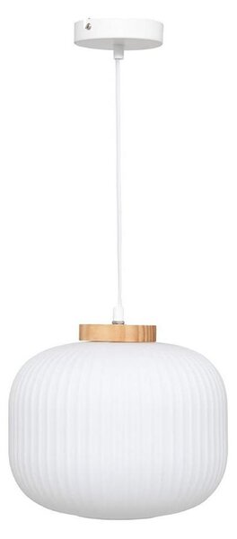 Atmosphera - Závesný luster na lanku TRAVIS 1xE27/25W/230V borovica