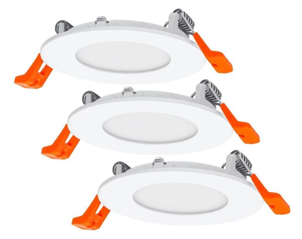 Osram - Sada 3 ks LED zapustených stropných svietidiel SLIM LED/4,5W/230V