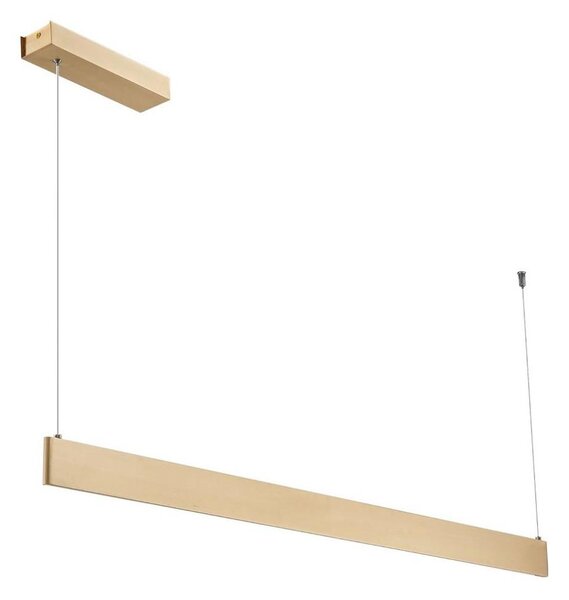 LED luster na lanku LINEA LED/36W/230V 3000/4000/5700K CRI 90 zlatý