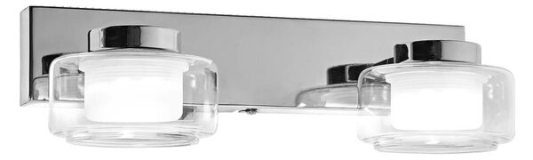 Osram-LED Kúpeľňové nástenné svietidlo ORBIS FLAME 2xLED/5,5W/230V IP44 chróm