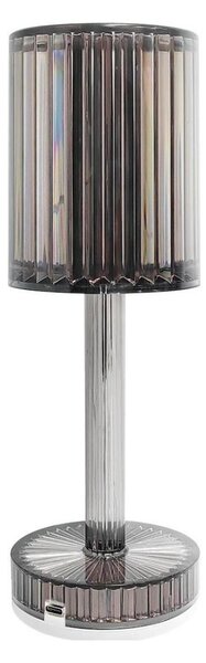LED Nabíjateľná dotyková stolová lampa SIMPLE LED/1W/5V 3000-6000K 2400 mAh dymová