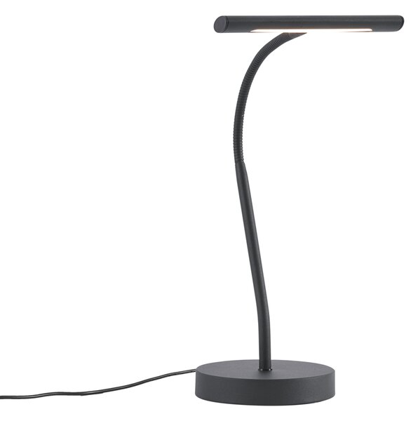 Stolná lampa Art Deco čierna vrátane LED - Tableau