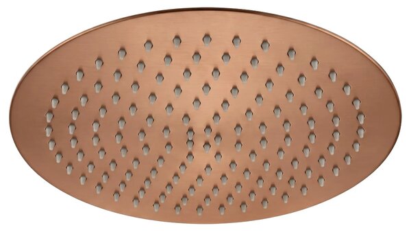 Kruhová hlavová sprcha REA JS-P014BRG 30 cm, kartáčovaná meď