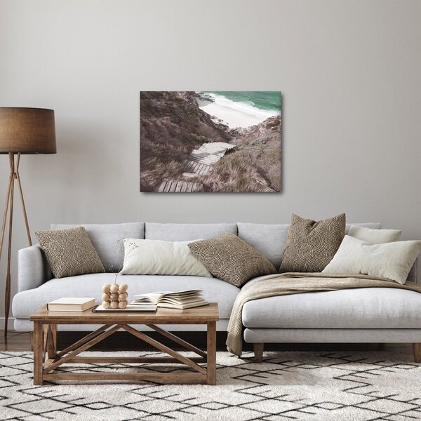 Obraz - Cesta k smaragdovému moru (70x50 cm)