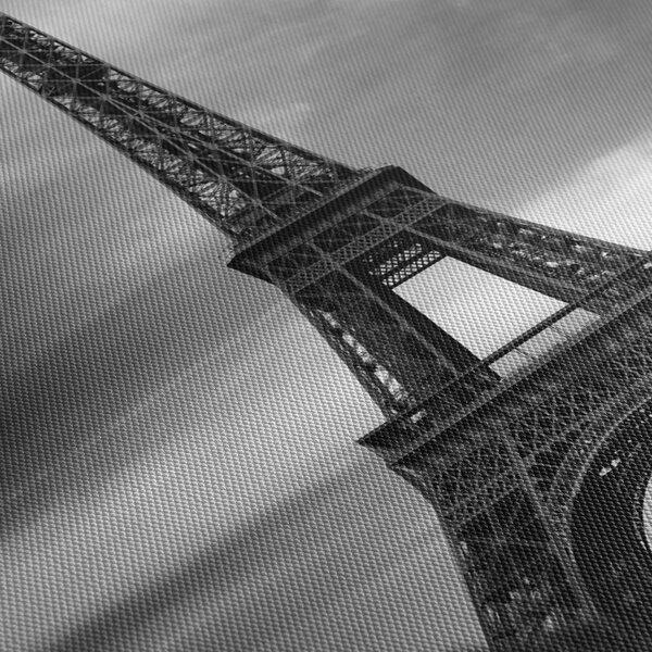 Obraz - Ružové auto v Paríži (120x50 cm)
