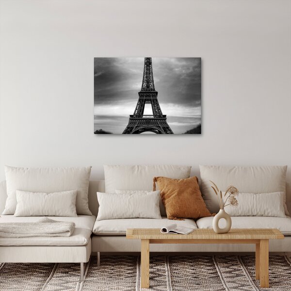 Obraz - Ružové auto v Paríži (70x50 cm)