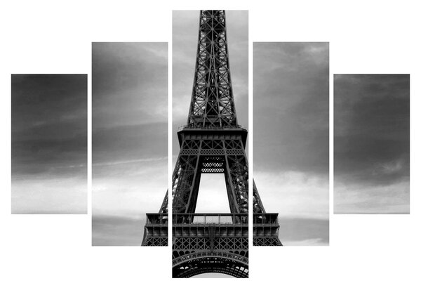 Obraz - Ružové auto v Paríži (150x105 cm)