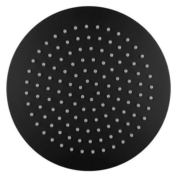 Kruhová hlavová sprcha REA JS-P014B 25 cm, čierna