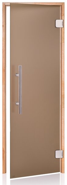 Andres dvere do sauny Premium 8x20, bronz osika