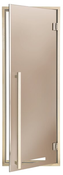 Andres dvere do sauny Modern 7x19 bronz osika