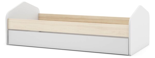 MUZZA Detská posteľ niafana s úložným priestorom 90 x 190 cm biela