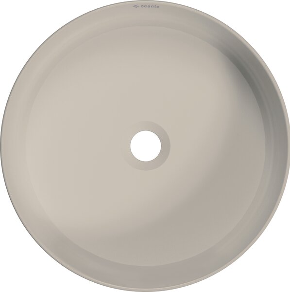 Deante Umývadlo na dosku Round ø40 cm - CGR 5U4S, keramika, béžová mat