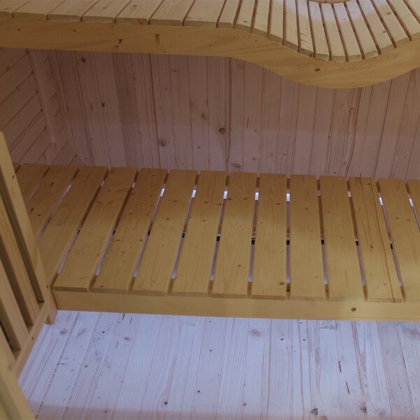BPS-koupelny Fínska záhradná sudová sauna Molde 180x200, 2-4 osoby