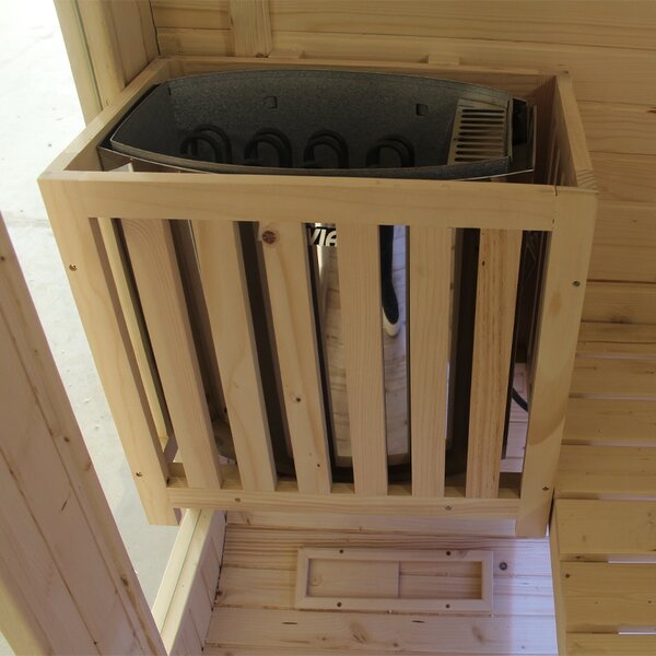 BPS-koupelny Fínska záhradná sudová sauna Molde 180x200, 2-4 osoby