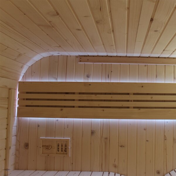 BPS-koupelny Fínska záhradná sudová sauna Molde 180x200, 2-4 osoby