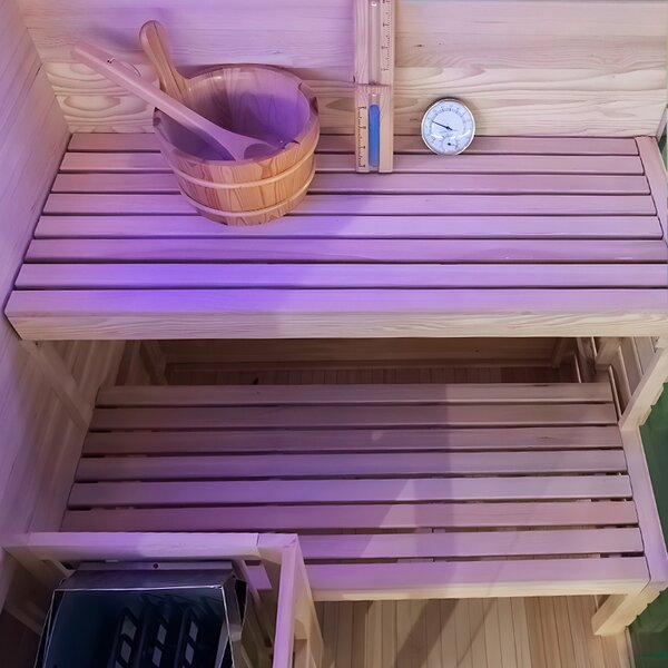 BPS-koupelny Fínska sauna Lark 1 120x120, 2 osoby
