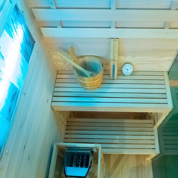 BPS-koupelny Fínska sauna Lark 1 120x120, 2 osoby