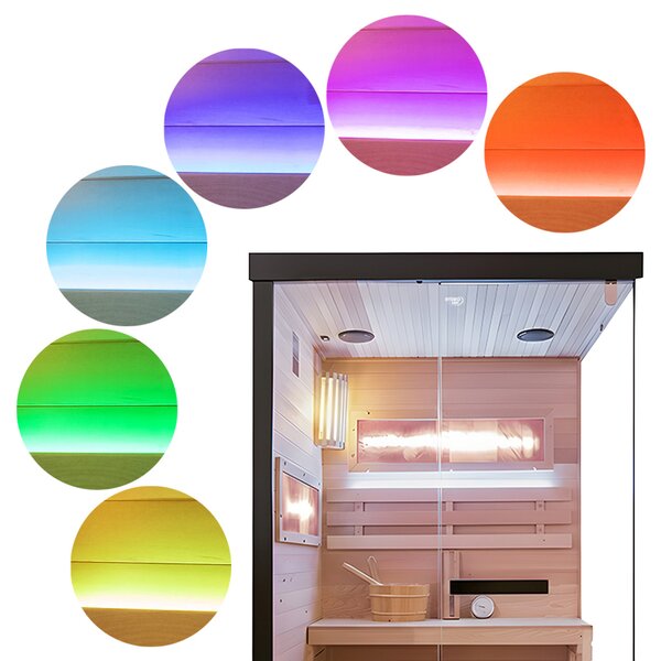 BPS-koupelny Fínska sauna Lark 1 120x120, 2 osoby