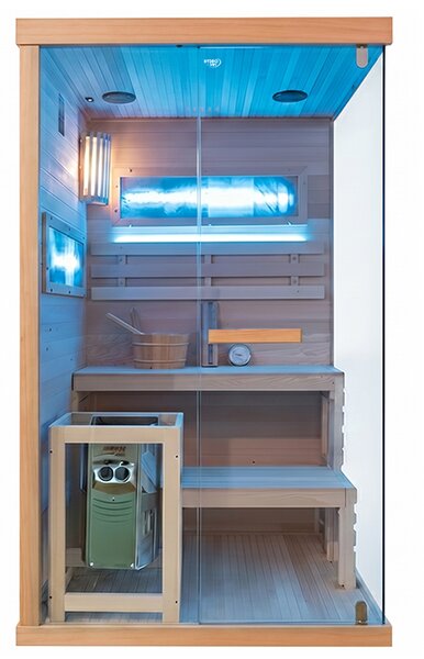 BPS-koupelny Fínska sauna Lark 1-WD 120x120, 2 osoby