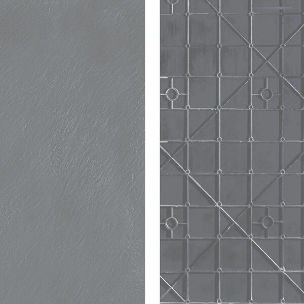 Rea Magnum, SMC sprchová vanička 90x90cm, šedá, REA-K4106