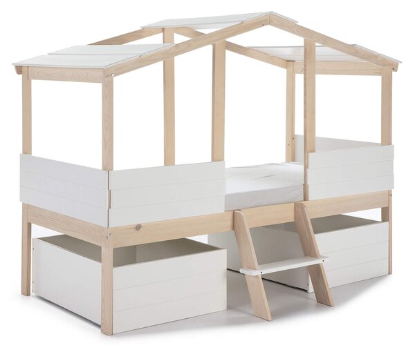 MUZZA Set 2 zásuviek pod posteľ marapa biely
